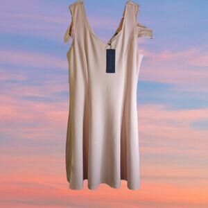 InsNova XL NWT cold should pale pink sweetheart neckline hidden zipper back